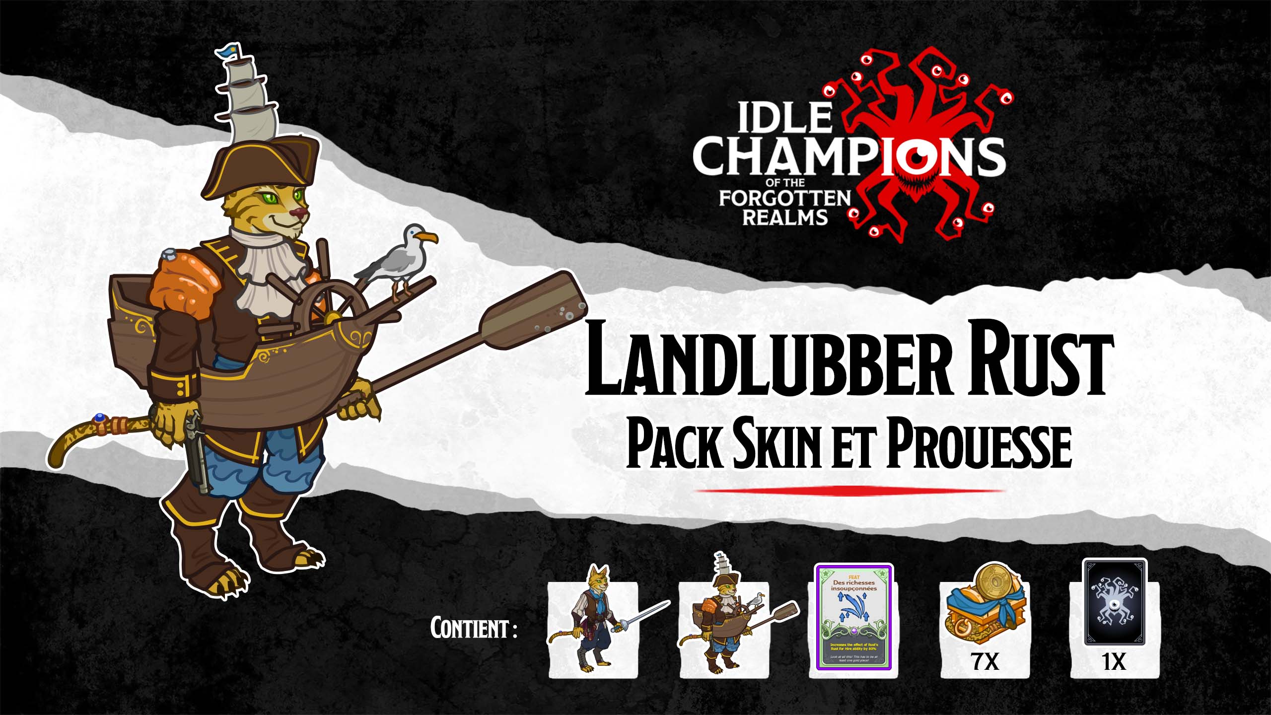 Landlubber Rust Pack Skin et Prouesse Epic Games Store